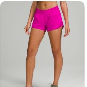 Hotty Hot 4 inch low rise lined lulu shorts
